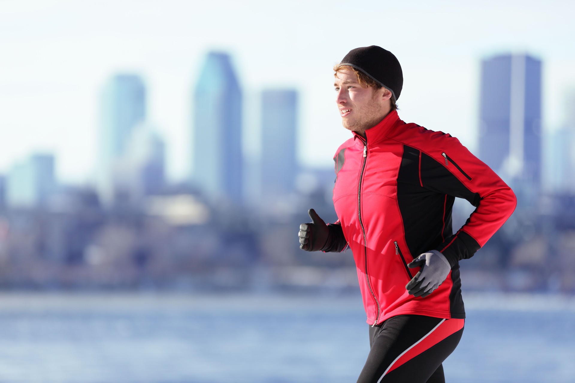 Athlete man running sport